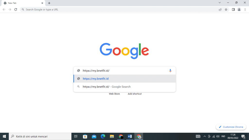 Bayar Bnefit melalui dompet digital