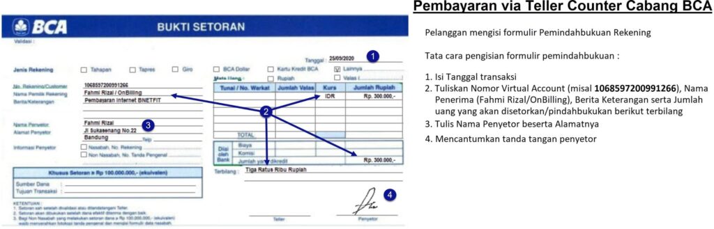 Panduan Pembayaran Bnetfit melalui Bank BCA